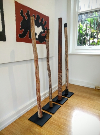 Custom Digeridoo stands crafted by Total Hanging Solutions